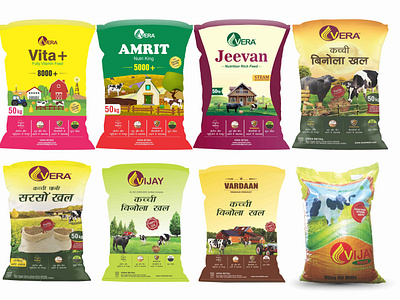 Cattle Feed Beg Packaging Design