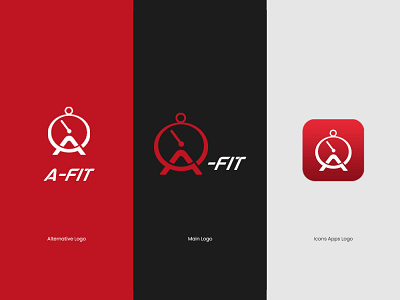 A-Fit is an app for your body health app body branding design graphic design health healthy indonesia logo medic ui vector