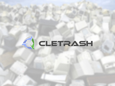 CLETRASH - technology for your rubbish branding design graphic design indonesia logo project student technology trash