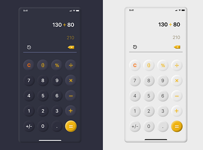 Calculator (Daily UI - 004) calculator dailyuichallenge design ui