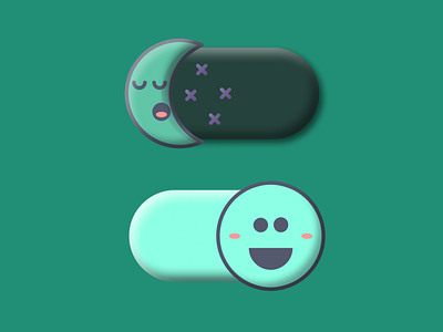 ON/OFF Switch (Daily UI - 015) dailyui dailyuichallenge design figma switch ui