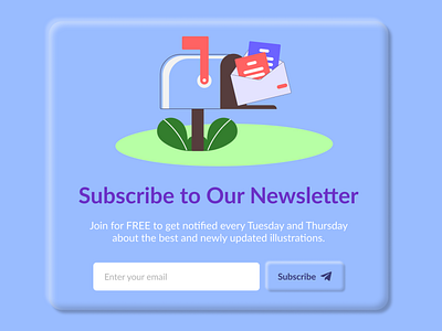 Subscribe (Daily UI - 026)