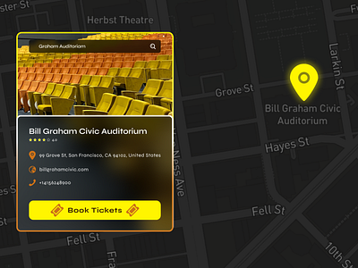 Maps (Daily UI - 029) auditorium dailyui dailyuichallenge design figma landing page location maps ui