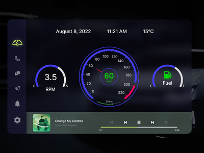 Car Interface (Daily UI - 034)