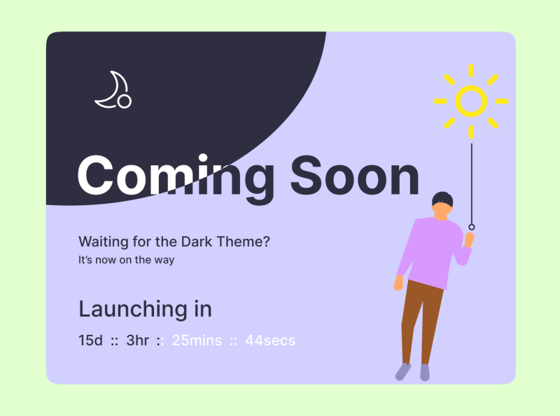 Coming Soon (Daily UI - 048) by Jitendra Garg on Dribbble