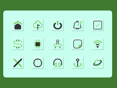 Icon Set (Daily UI - 055)