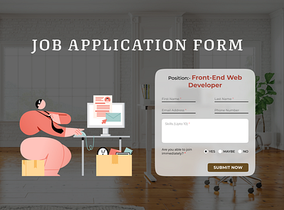 Form (Daily UI - 082) application dailyui dailyuichallenge design figma form illustration job ui vector