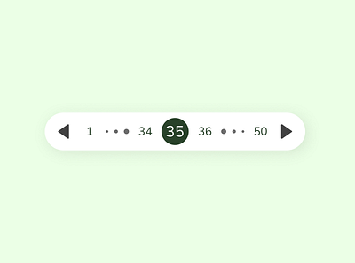 Pagination (Daily UI - 085) dailyui dailyuichallenge design figma next pages pagination previous subtle ui