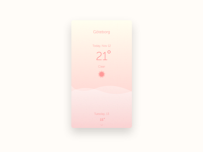 Minimalist Weather App