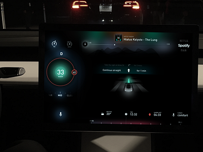 Day 6 - Tesla Model 3 UX and UI