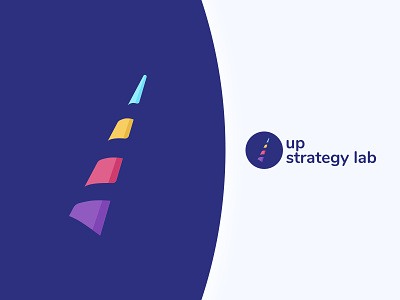 Up Strategy Lab design founders growth hacking horn laboratory lgbt logo startup logo strategy unicorn upstrategylab user centered