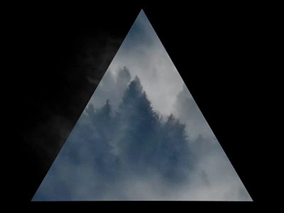 ▲ animation clouds gif graphics motion mountain trees triangle ▲