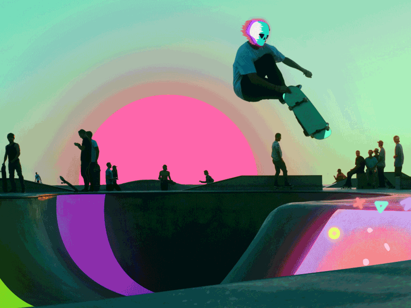 2.5D Skaterboyyy 2.5d animation motion design skateboard