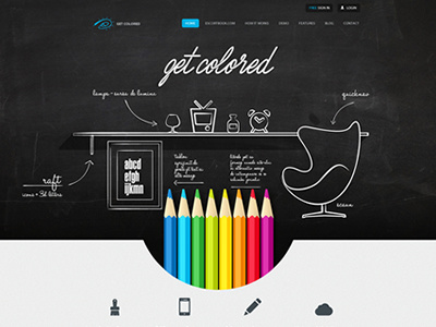 Get Colored Site colors layout website