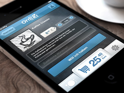 Ordify app dinning iphone order shopping