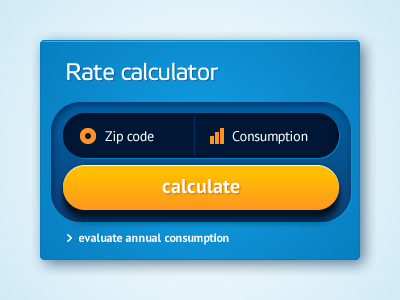Calculate button calculated calculator rate widget