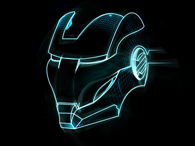 Iron Man design helmet