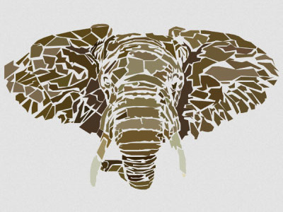 "elefanttte" animals art design diseño illustrator