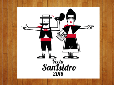 -"¡san isidro party!"- art design illustrator ilustracion party sanisdro stile