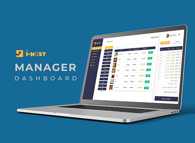 i-Host Manager Dashboard UI/ UX design