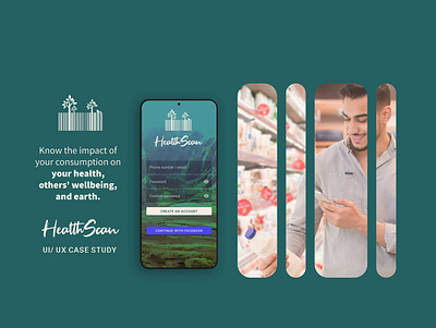 HealthScan design product ui ux website