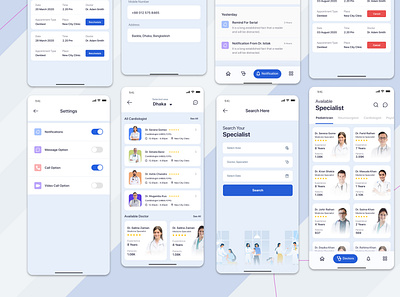 Bibilog Medical App application graphic design product ui ux website