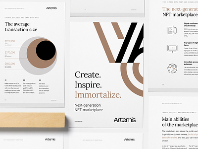 Artemis | White Paper Design brand design branding design design studio graphic design logo nft white paper