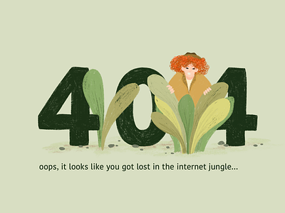 404 error, lost in the internet jungle