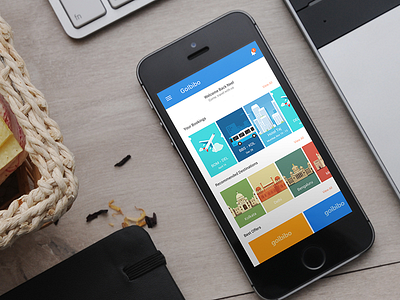 GoIbibo Redesign Concept - iOS and Android android design ios material design mobile travel ui ux