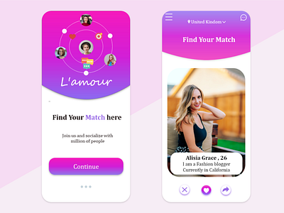 L'amour- Dating app