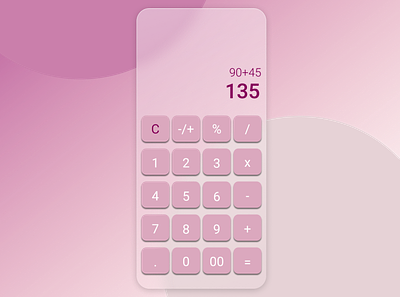 Daily UI #04- Calculator app design graphic design illustration logo typography ui ux vector