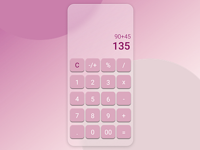 Daily UI #04- Calculator