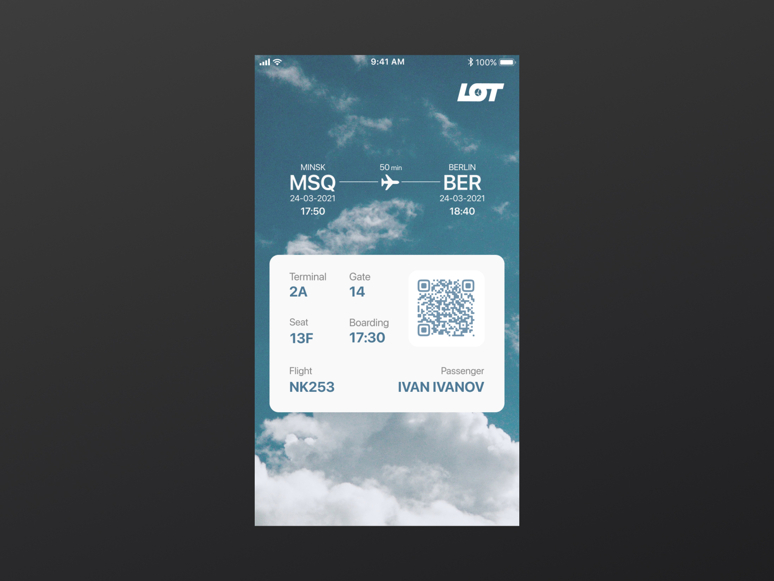 Daily UI 024 Boarding Pass By Katsiaryna Paliakova On Dribbble   24 Boarding Pass 