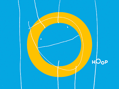 Hoop Wallpaper Big Ears circle desktop drawing handmade hoop illustration iphone kids wallpaper yellow