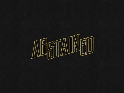 Abstained