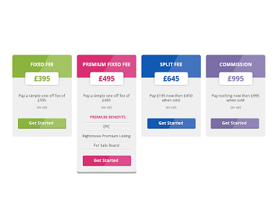 Simple Pricing Table pricing table