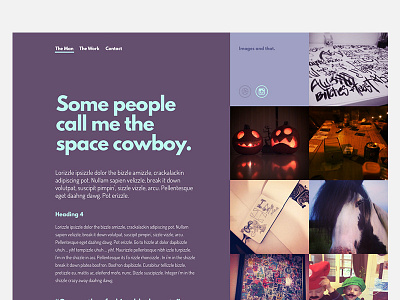 They don't. At all. about page portfolio web design wip