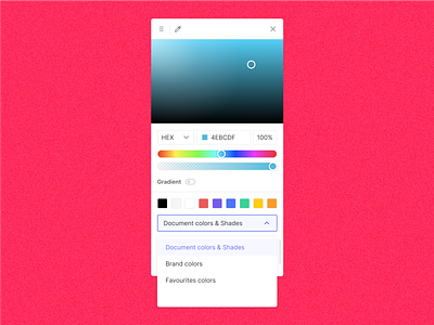 Building a balanced UI brand branding color picker colorpicker colour picker colours design e commerce gradient background gradient color gradients graphic design palette retro style shades ui user experience user interface ux