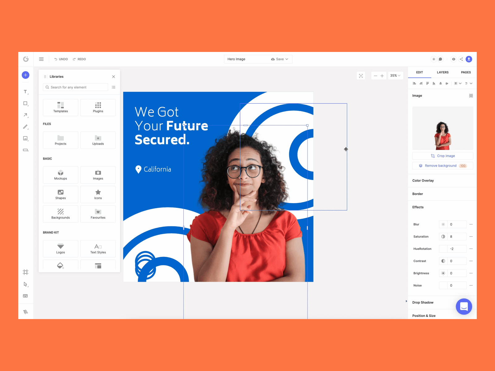Glorify’s redesigned assets panel - Image library assets panel dashboard dashboard ui design design process ease file graphic design image editing image editor images interface panel photo editing sketch template tool ui user flow ux