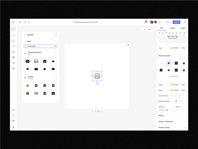 Providing an extensive icons library
