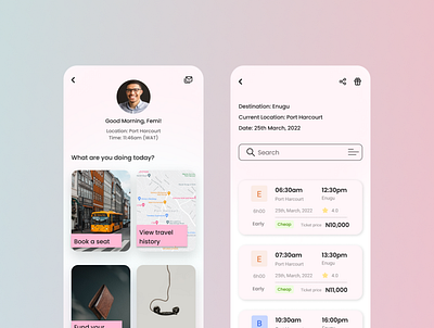 Travel design mobile design travel app ui ux