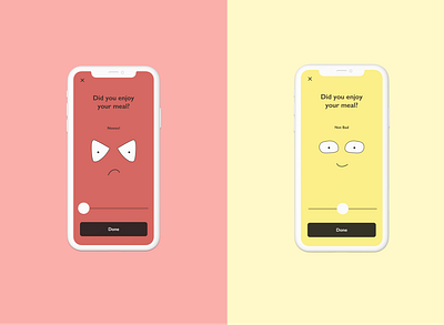 Food Rating App app design design mobile design ui ux