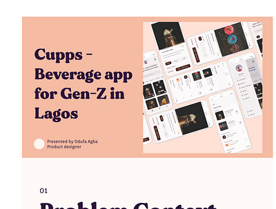 Cupps - Beverage and Pastries delivery app. app design design mobile design ui ux