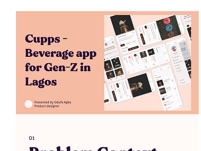 Cupps - Beverage and Pastries delivery app.