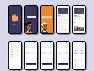 TRACKS app design design finance app mobile design ui ux