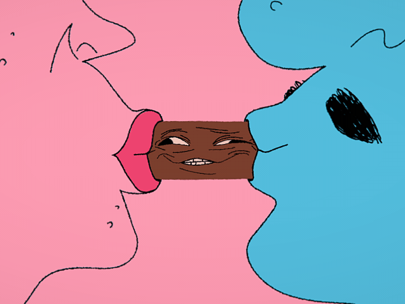 Slurp Slurp 2d animation characters chocolate love valentine