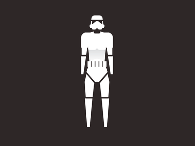 that's no moon... black and white empire illustration minimal sith star wars stormtrooper