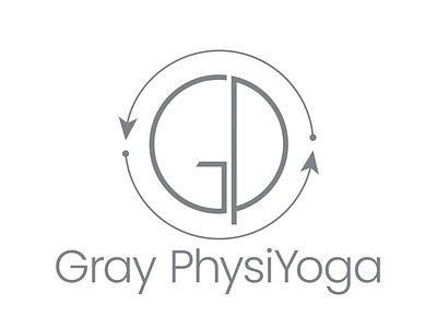 GrayPhysiYoga logo adobe illustrator brand identity branding branding design design graphic design logo vector