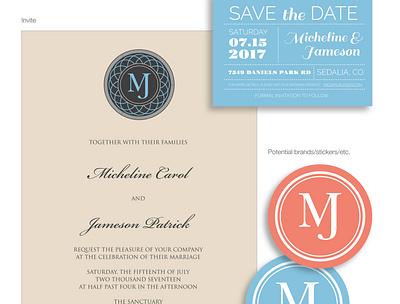 Wedding Package Sample 1 adobe illustrator graphic design illustration savethedate typography wedding invitation weddings
