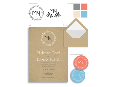 Wedding Package #4 adobe illustrator design graphic design illustration invitation label vector wedding invitation weddings